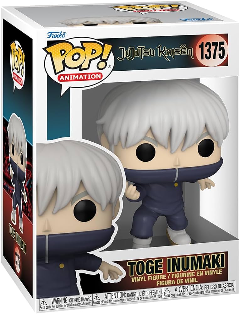 Toge Inumaki Figure Jujutsu Kaisen Funko Pop Animation 3.75 Inches Funko Pop 1375