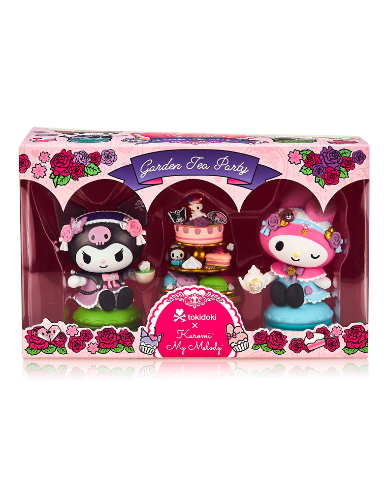 tokidoki x Kuromi & My Melody Garden Party Figure Set