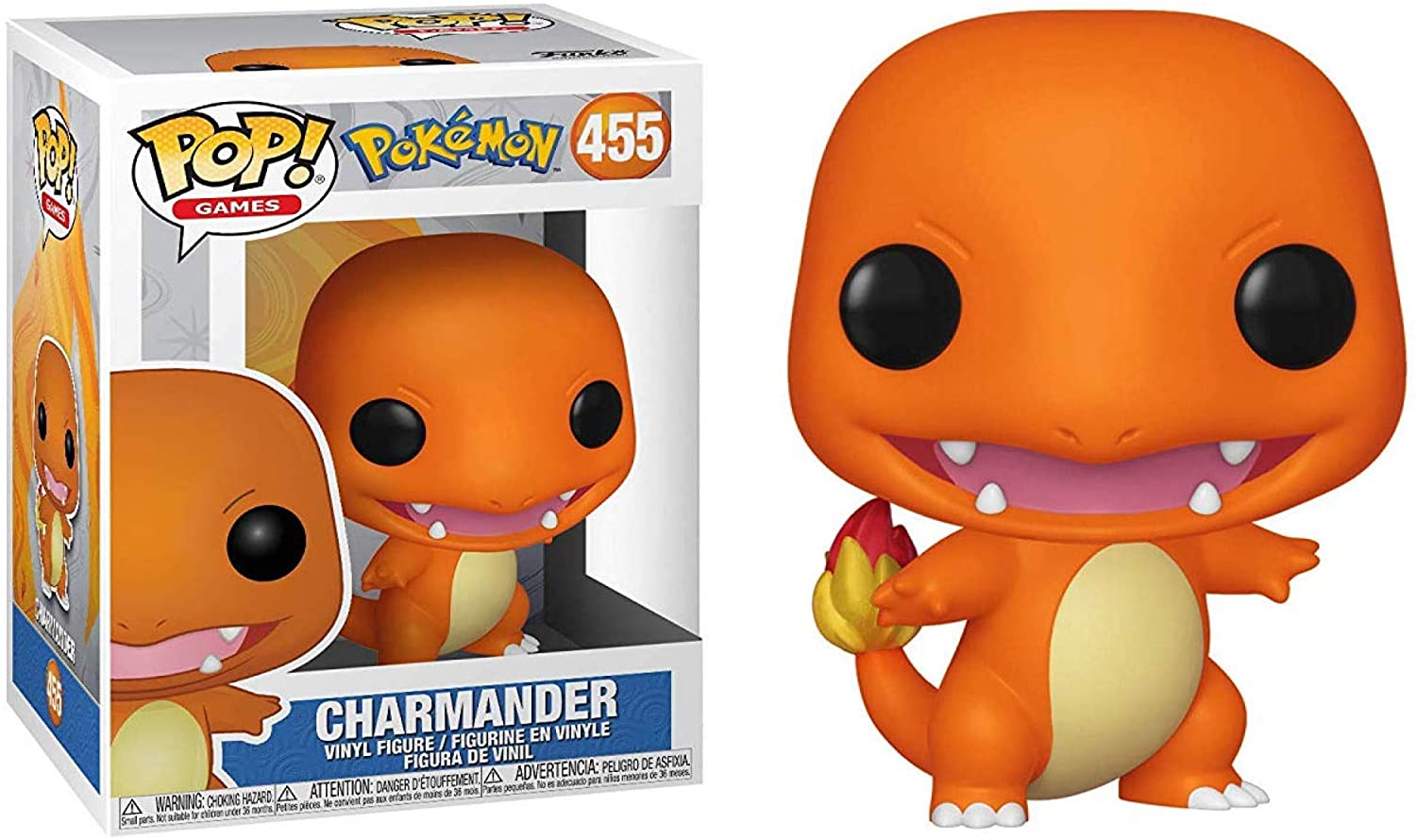 Charmander Figure Pokemon Pop Animation 3.75 Inches Funko Pop 455