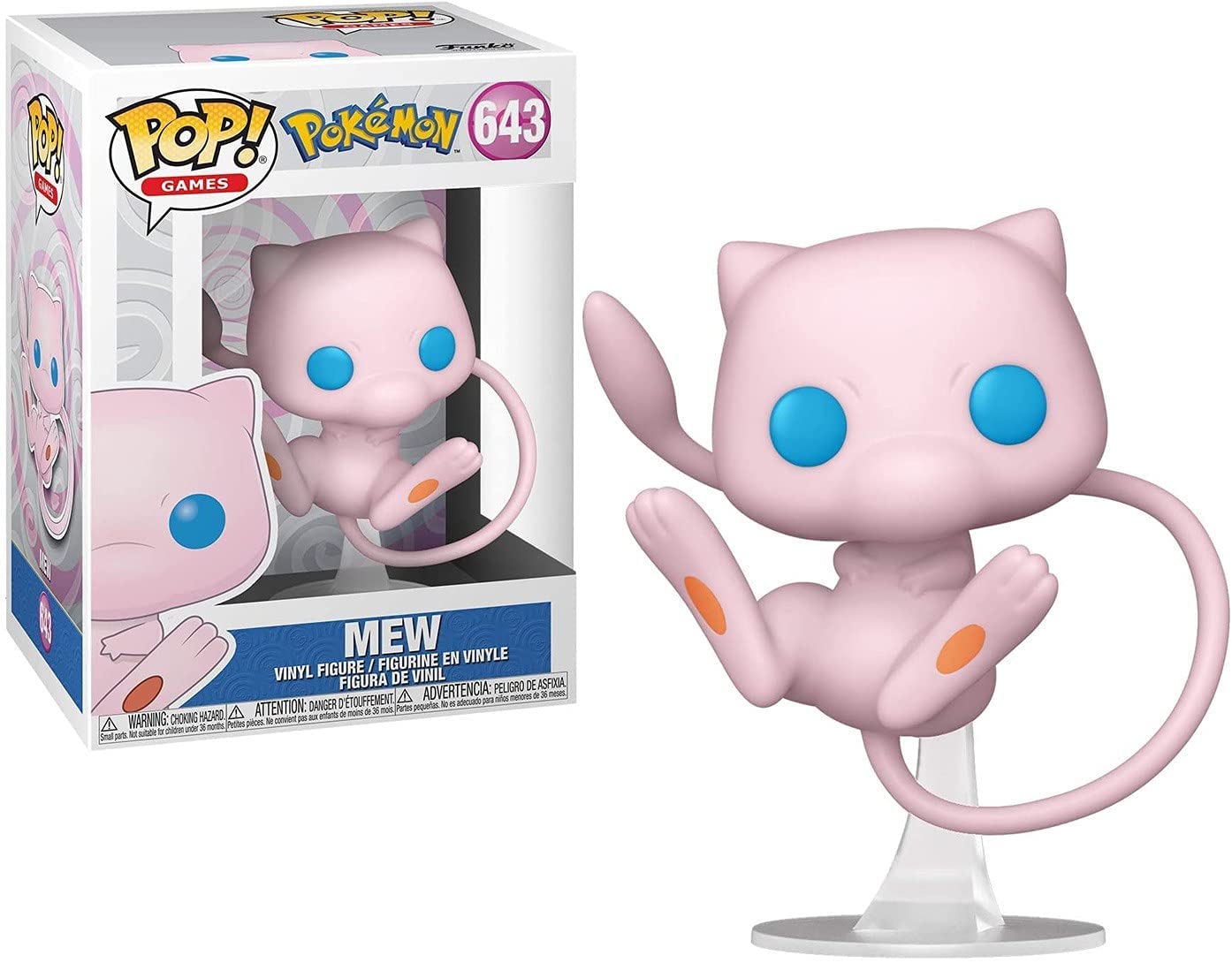 Mew, Pokemon, Funko Pop Animation, 3.75 Inches Funko Pop 643