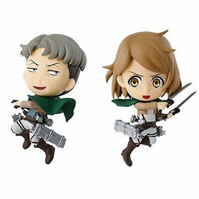 Oluo & Petra Chibi Kyun Chara Figure Ichiban Kuji Prize E Attack on Titan Banpresto