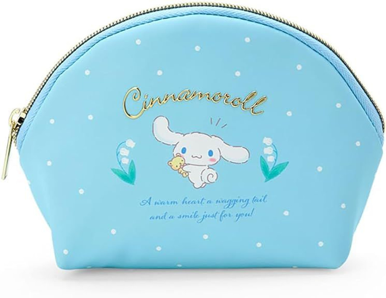 Cinnamoroll Pouch, Cosmetic Bag, Blue, Sanrio