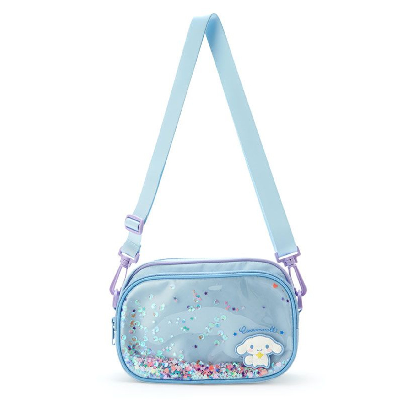 Cinnamoroll Shoulder Bag Blue Sequin Sanrio