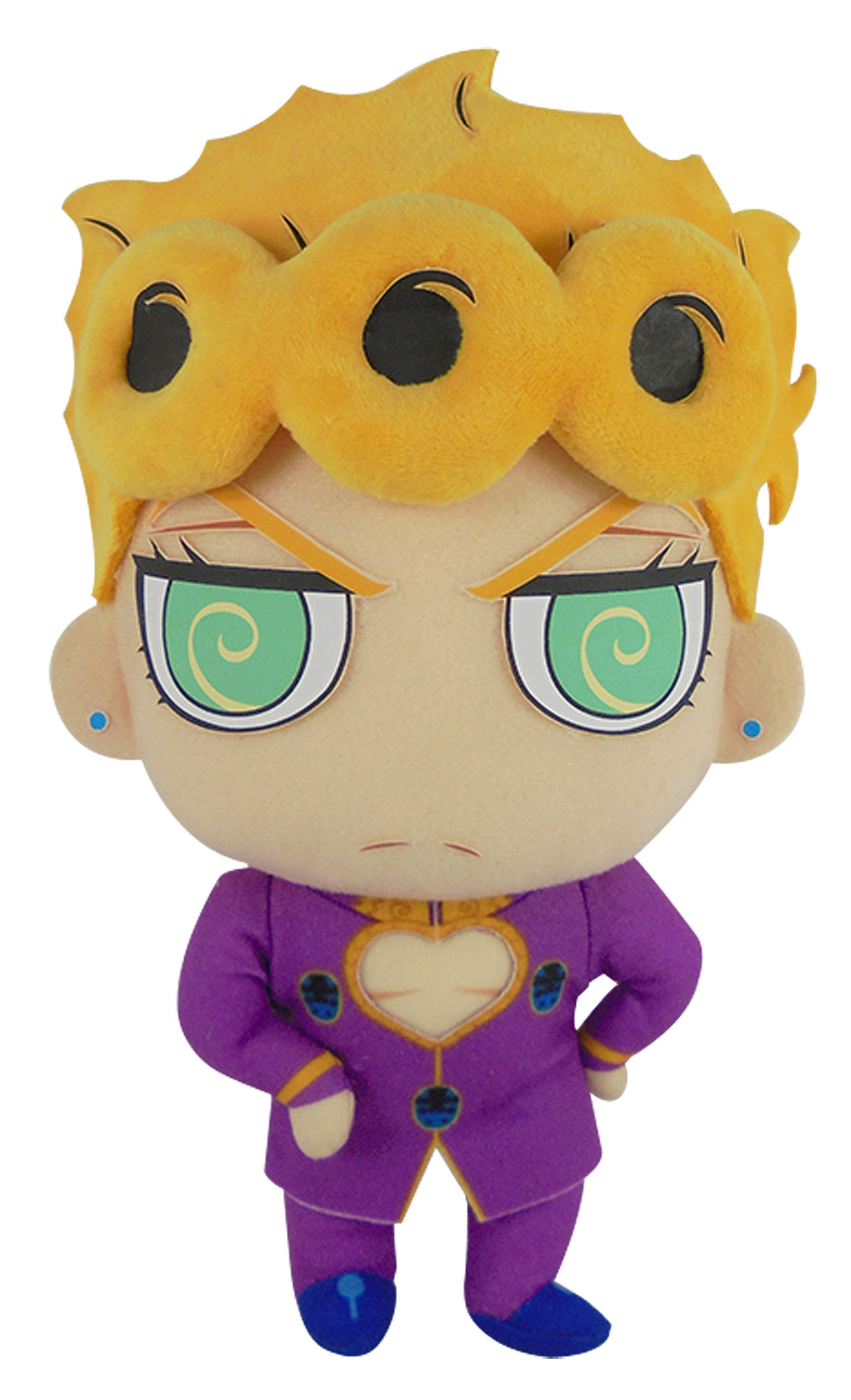 Giorno Plush Doll, Jojos Bizarre Adventure, 8 Inches