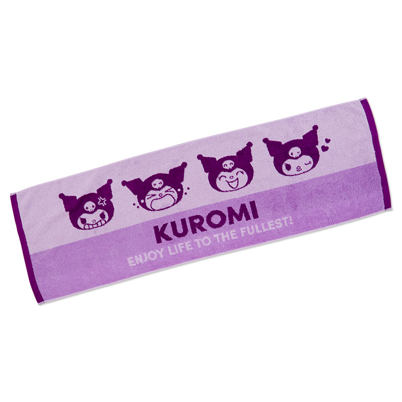 Kuromi Towel, 100% Cotton,  Purple, Japanese, Sanrio