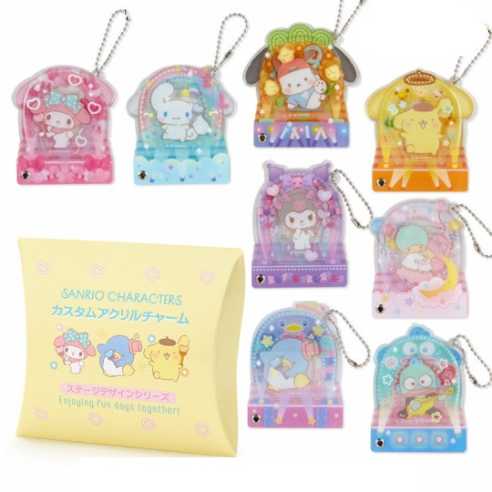 Sanrio Characters Acrylic Keychain Charm Random Blind Box