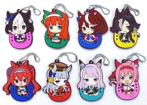 Uma Musume: Pretty Derby Rubber Keychain - Random Pick