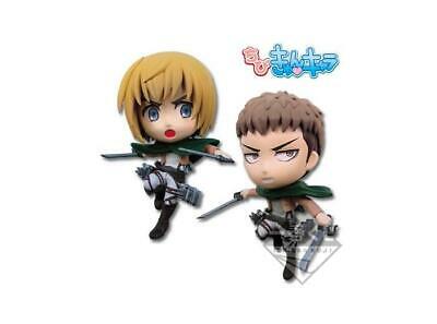 Armin & Jean Chibi Kyun Chara Figure Ichiban Kuji Prize D Attack on Titan Banpresto