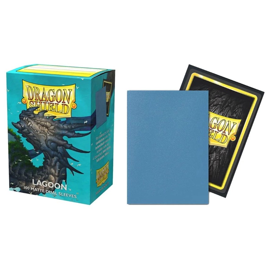 Dragon Shield - Lagoon - Matte Dual Japanese Size Card Sleeves (100ct)