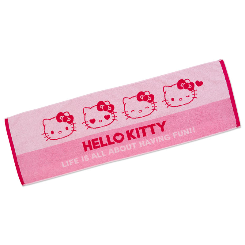 Hello Kitty Towel, 100% Cotton,  Pink, Japanese, Sanrio