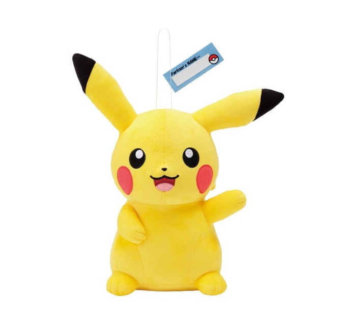 Pikachu Plush Doll, Hello Partner, Pokemon, Big Size, 10 Inches, Banpresto