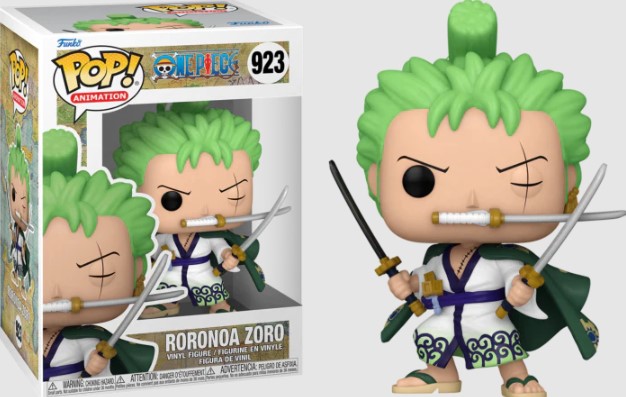 Roronoa Zoro One Piece Funko Pop Animation 3.75 Inches Funko Pop 923