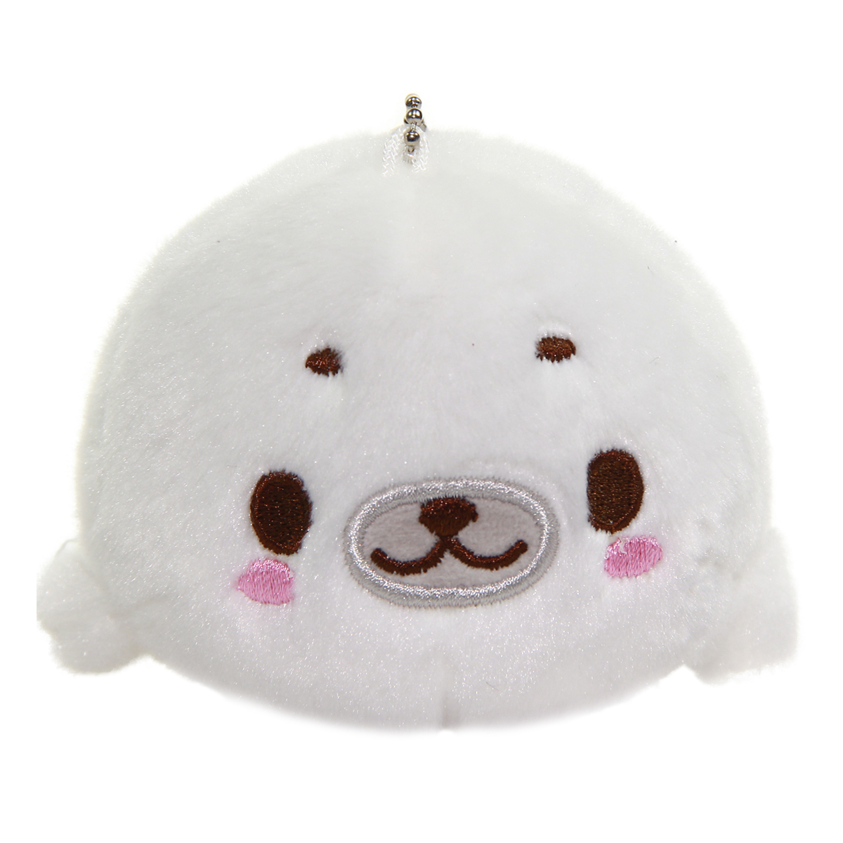 Seal Plush Doll Kawaii Stuffed Animal Soft Fuzzy Squishy Plushie Mochi White