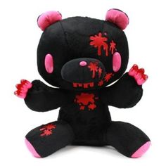 Taito Gloomy Bear Plush Doll Bloody Messy Paradise Black 15 Inches BIG Size
