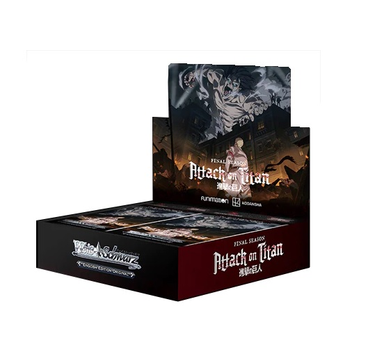 Attack on Titan Final Season Trading Card Weiss Schwarz Booster Box