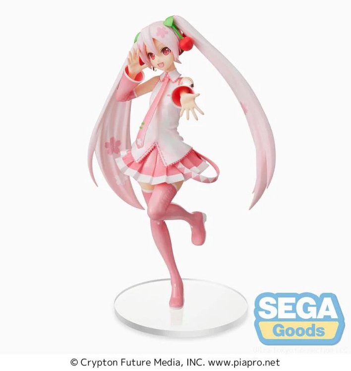 Hatsune Miku Figure, Sakura Miku, Ver 3., Vocaloid, Sega