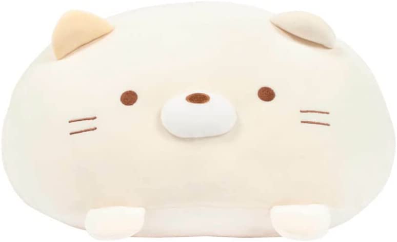Neko as Mochi Plush Doll Strawberry, 14 Inches, Sumikkogurashi, San-X