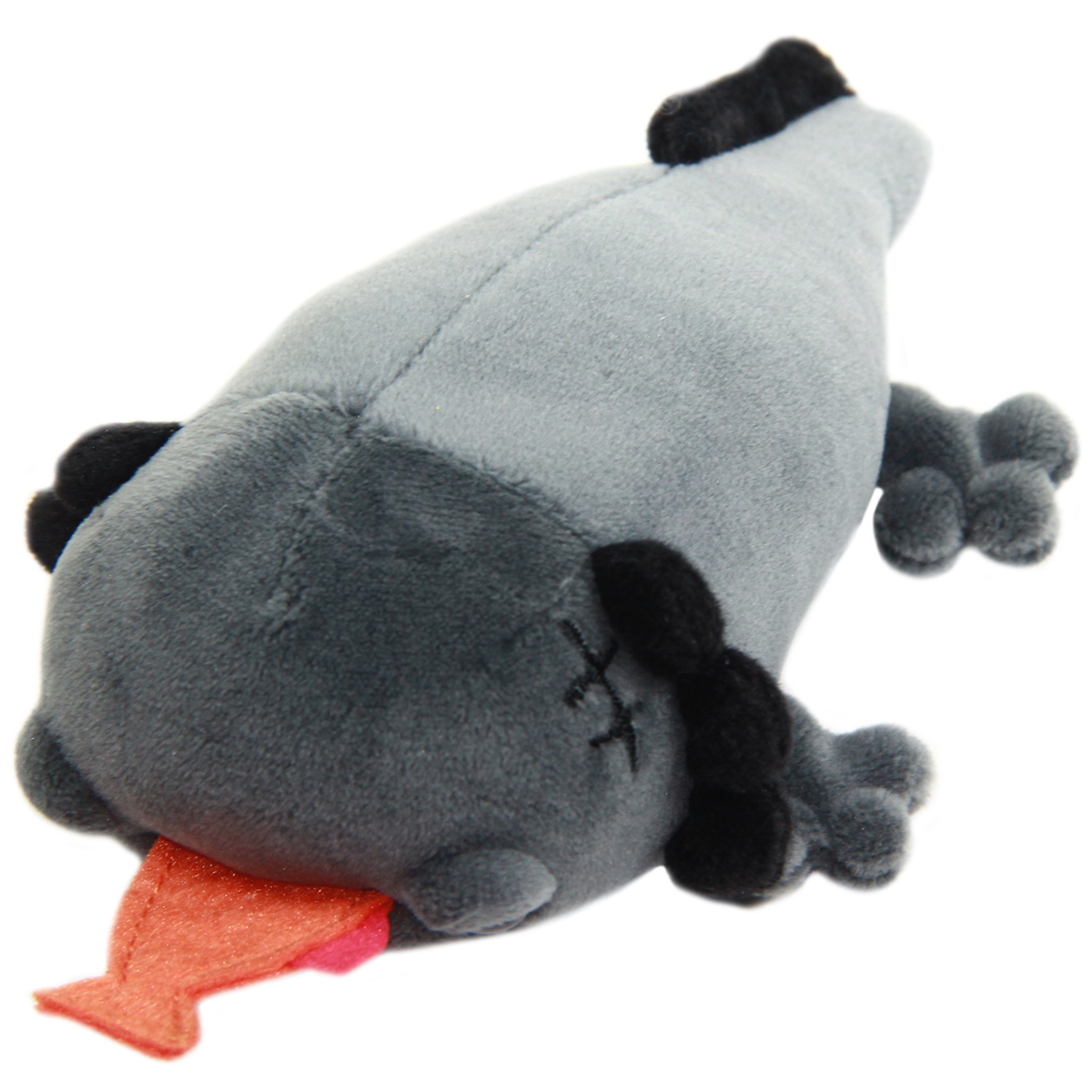 Feeding Axolotl Plushie Collection Axolotl Pull String Plush Toy Black Grey 5 Inches