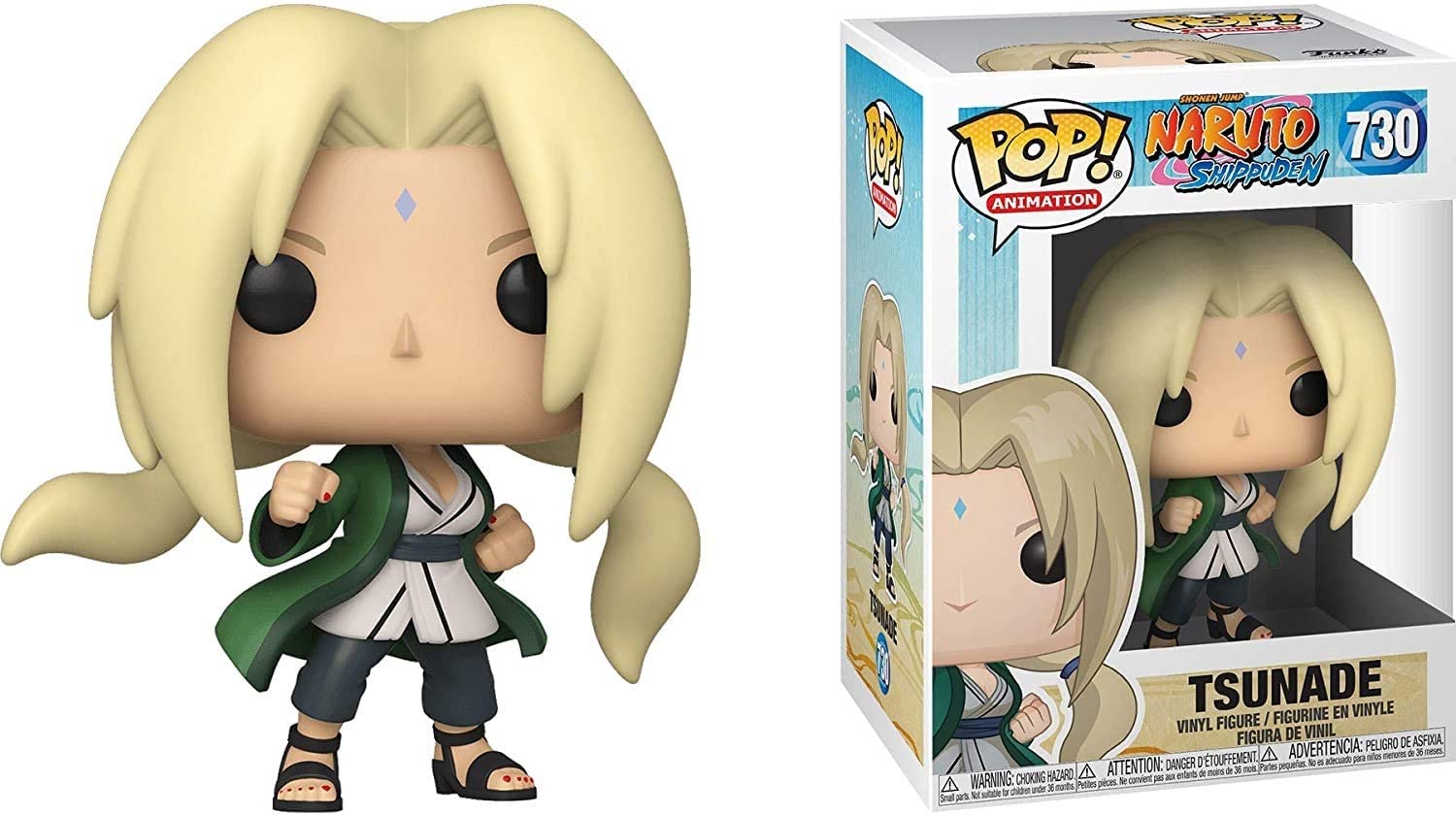 Tsunade Figure Naruto Funko Pop Animation 3.75 Inches Funko Pop 730