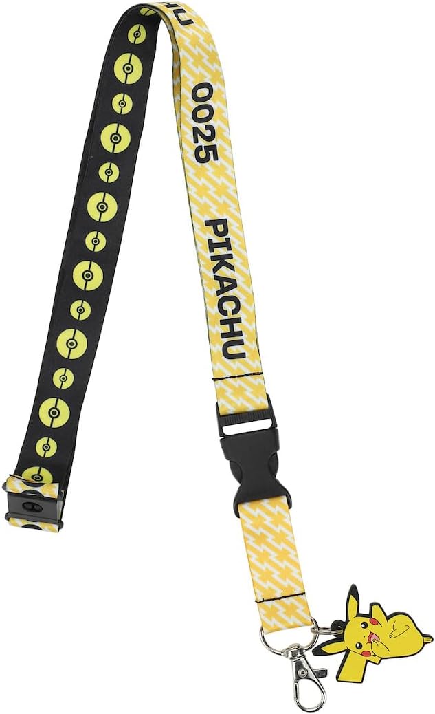 Pokemon Neck Strap Lanyard Pikachu