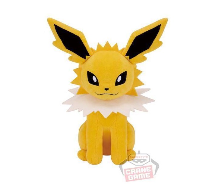 Jolteon Plush Doll, 9 Inches, Pokemon, Banpresto