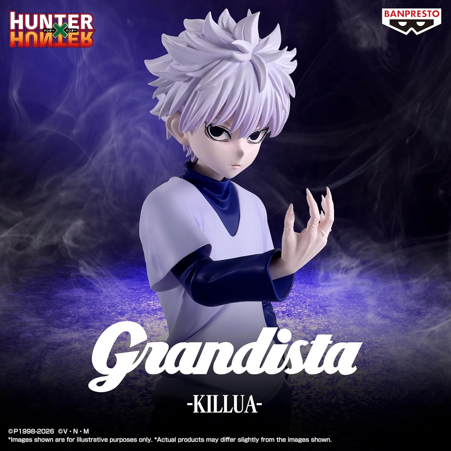 Killua Zoldyck Figure, Grandista, Hunter X Hunter, Banpresto
