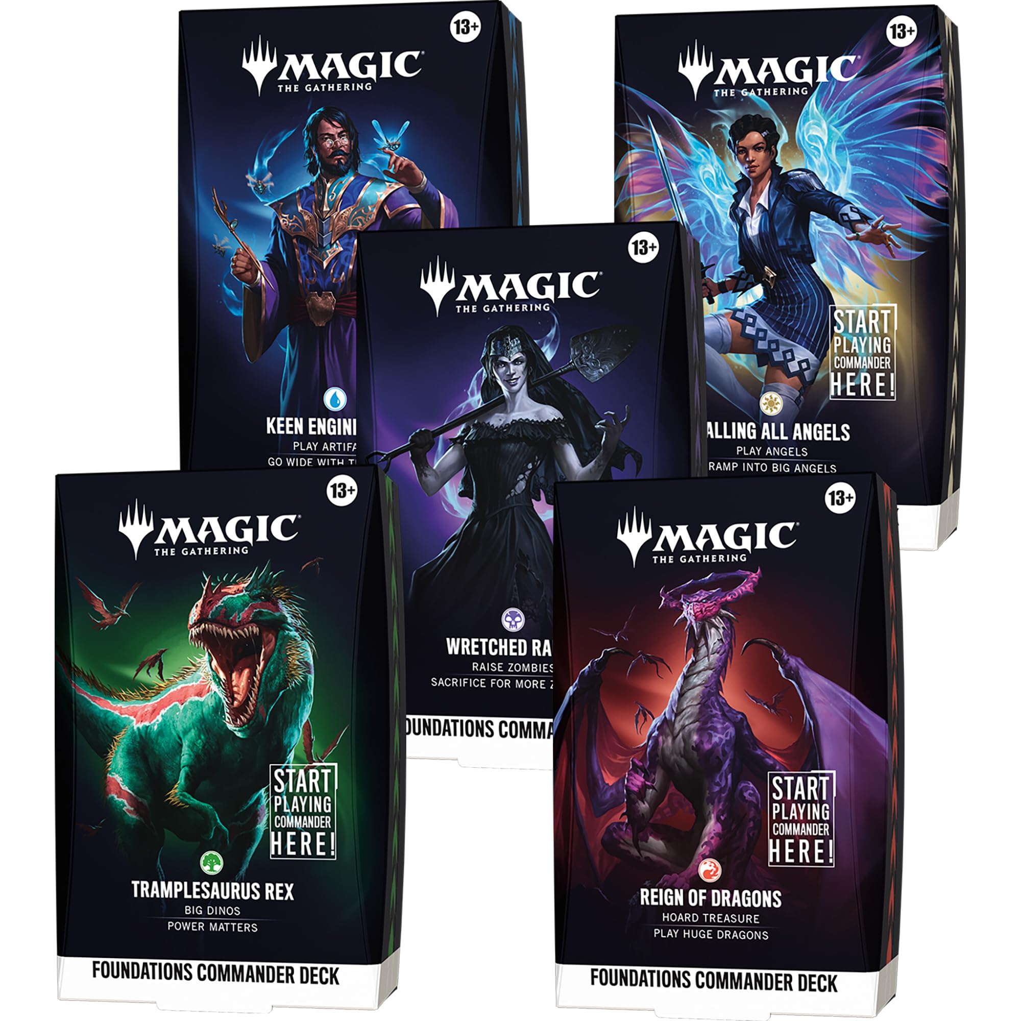Magic The Gathering - Trading Card Game - Foundations - Commander Deck