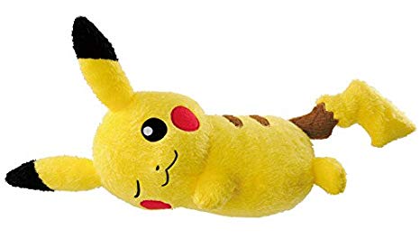 Pokemon Sun & Moon Pikachu Plush Doll Kutsurogi Time 10 Inches Banpresto