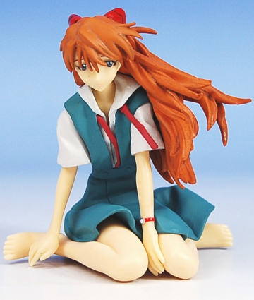 Asuka Langley Figure, Sitting ver., Evangelion, Sega