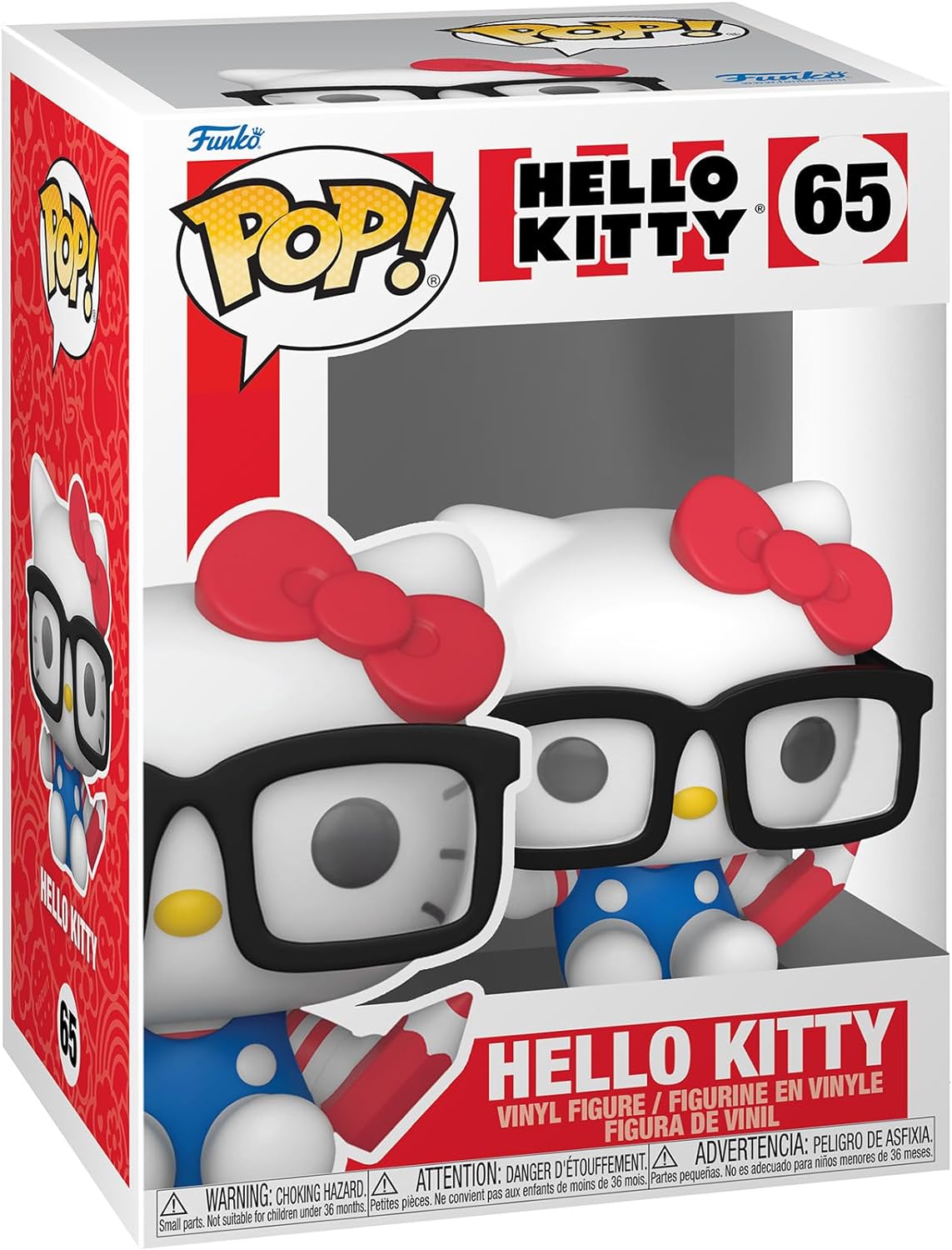 Hello Kitty with Glasses Funko Pop Animation 3.75 Inches Funko Pop 65