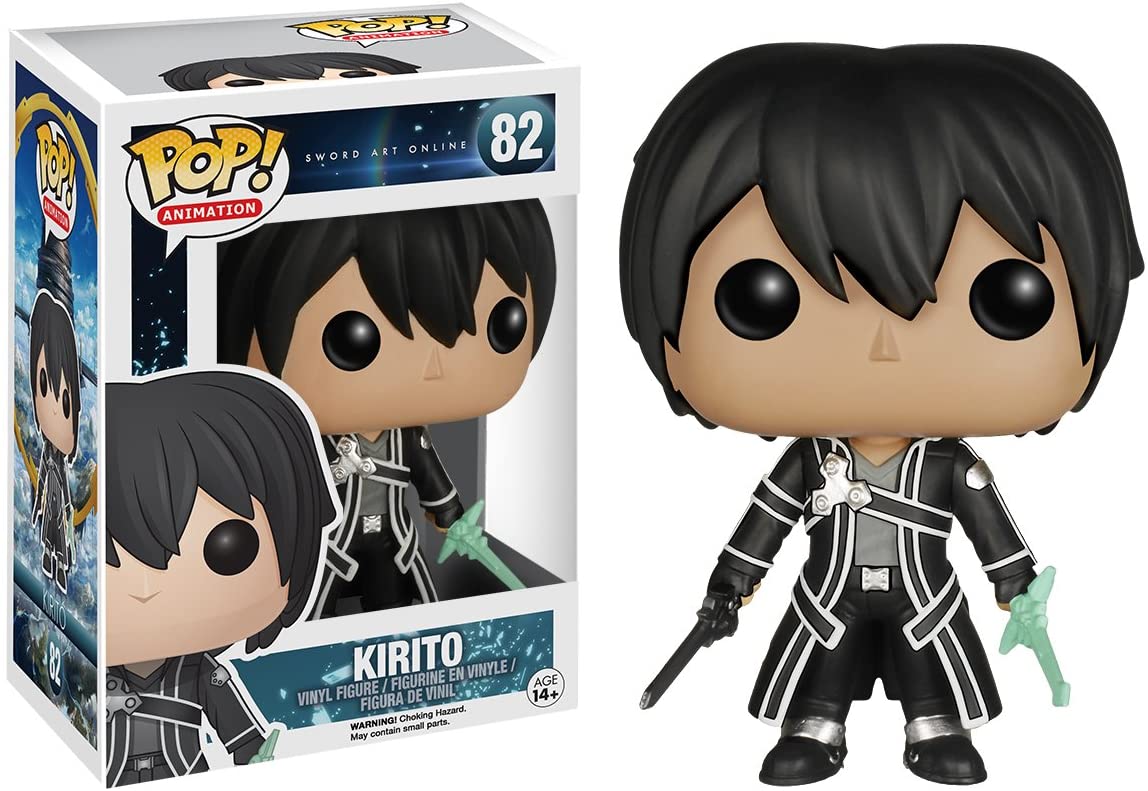 Kirito Figure Sword Art Online Funko Pop Animation 3.75 Inches Funko Pop 82