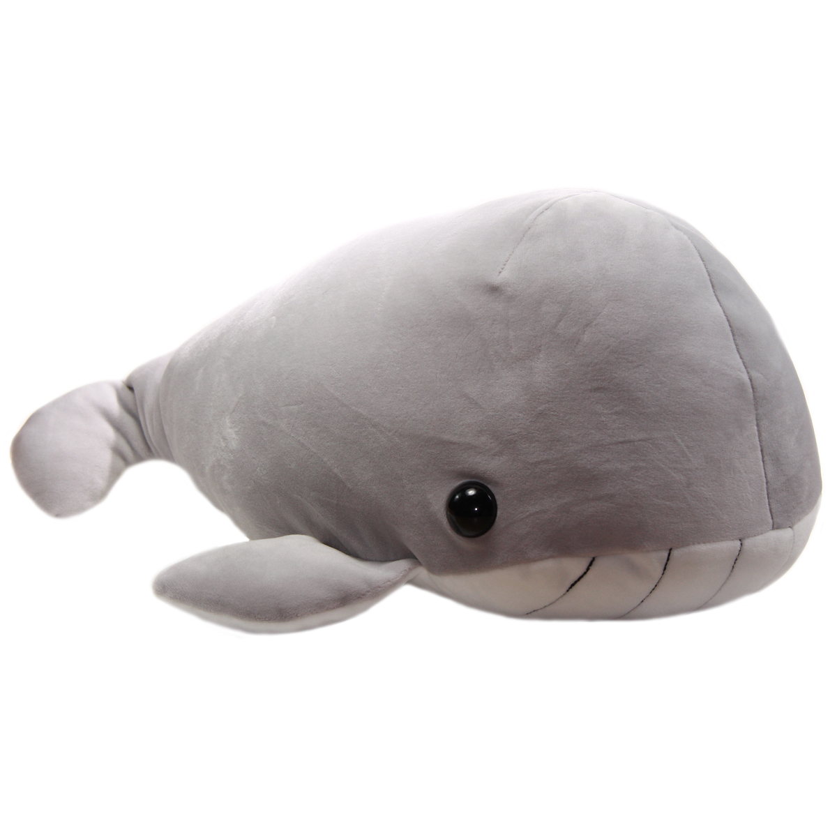 Aquarium Collection Whale Plush Toy Grey White BIG Size 20 Inches