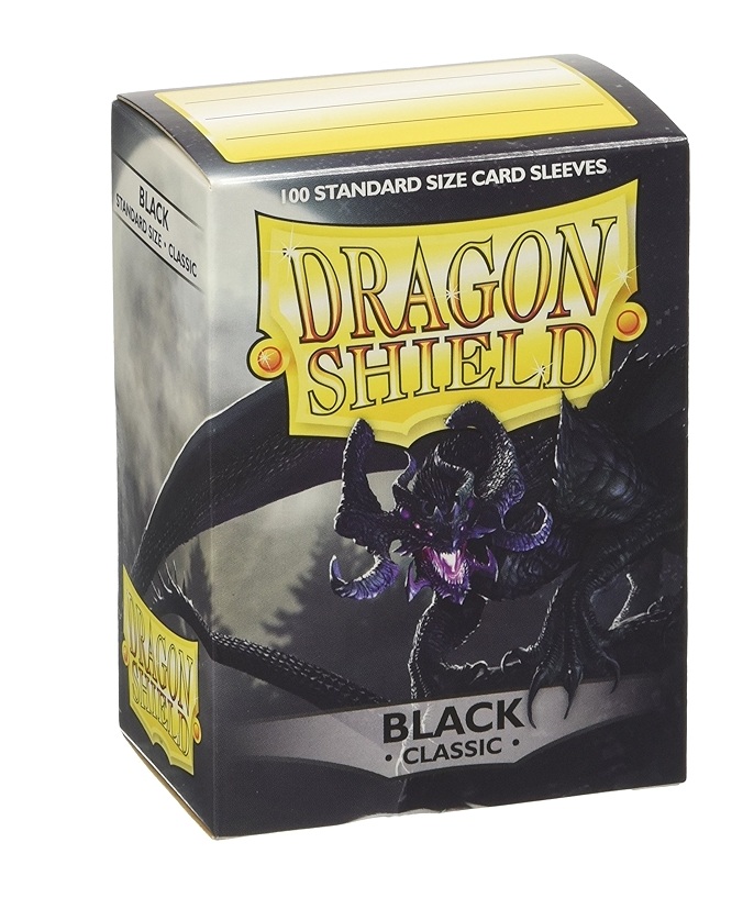 Dragon Shield - Black Classic - Matte Standard Size Card Sleeves (100ct)