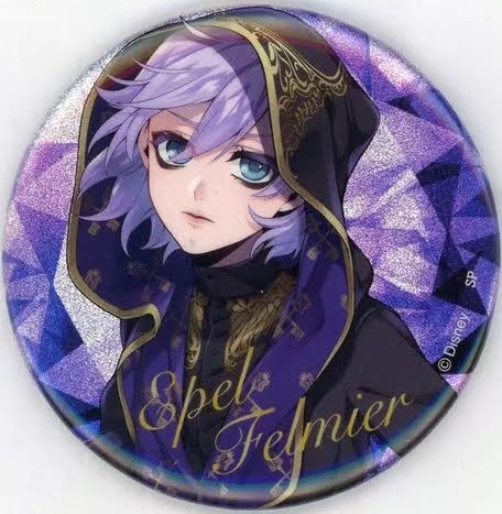 Twisted Wonderland Epel Felmier Glitter Pin Badge - Ver 2