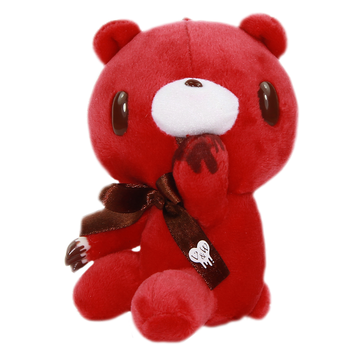 Taito Gloomy Bear Plush Doll Chocolate Sweet V & W Stuffed Animal Japan Red