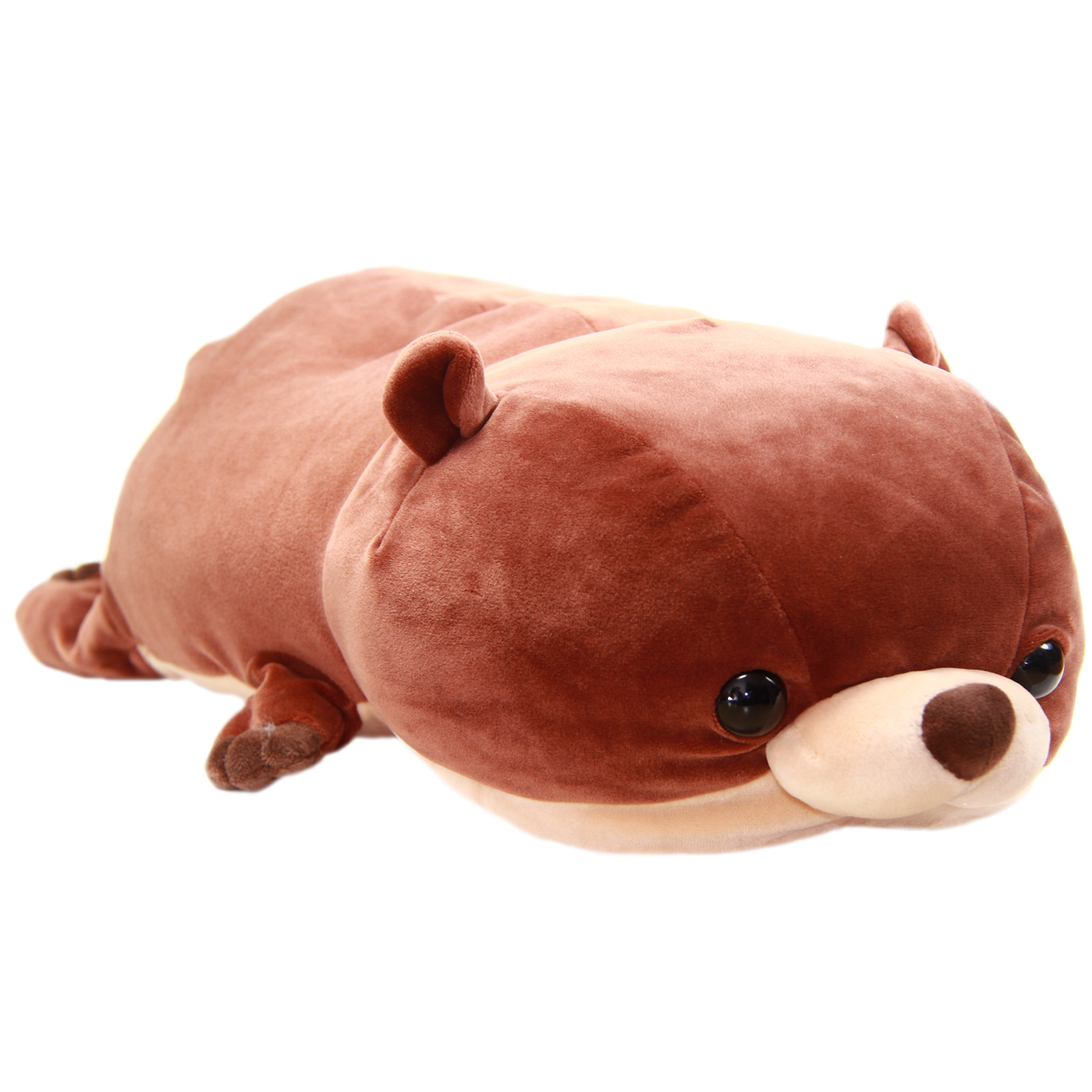 Mochi Puni Kawauso Collection Super Soft Otter Plush Toy Brown Big Size 15 Inches