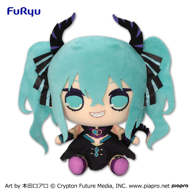 Hatsune Miku Plush Doll, Kyurumaru, Villain Ver., Vocaloid, 11 Inches, Big Size, Furyu