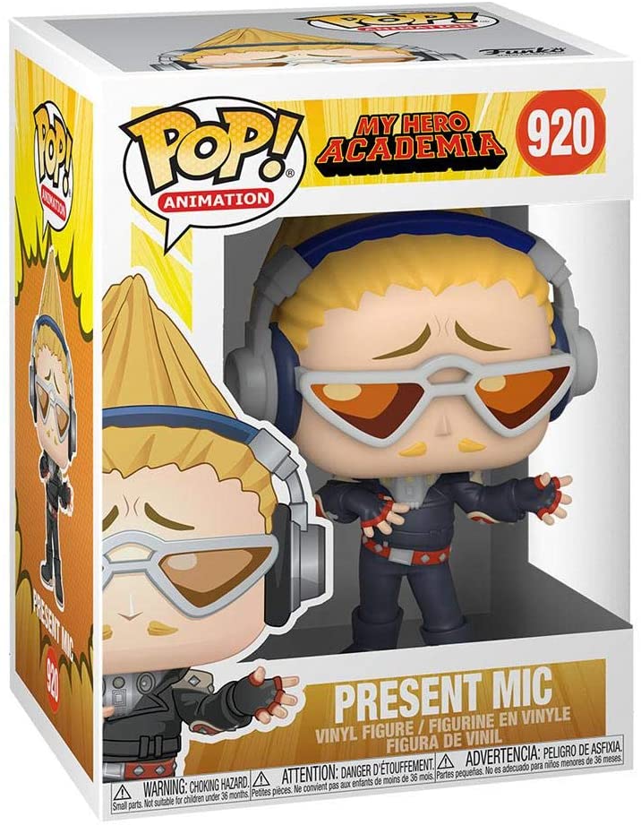 Present Mic Figure My Hero Academia Funko Pop Animation 3.75 Inches Funko Pop 920