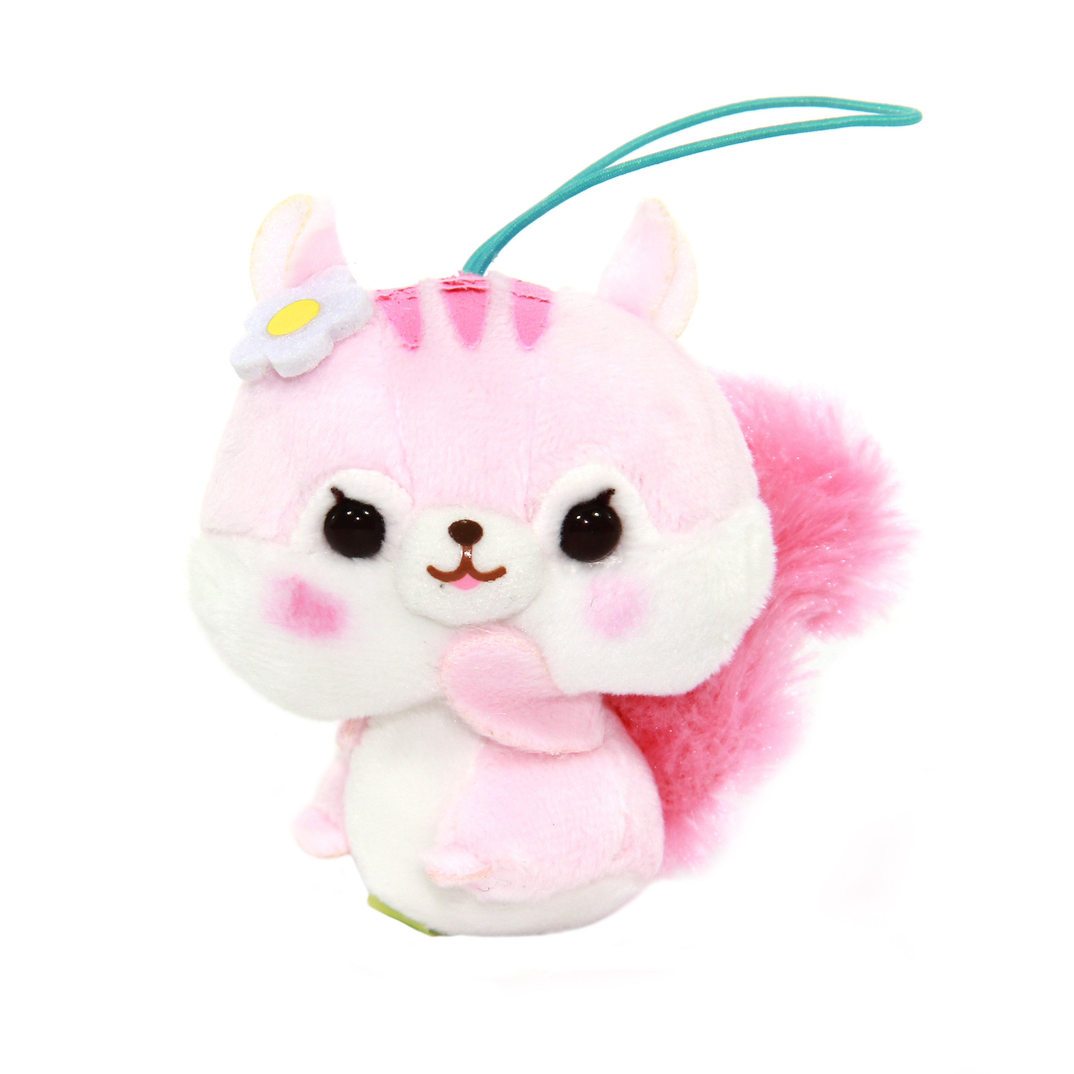 Plush Squirrel, Amuse, Fusappo Nuts Chipmunk, Cheek, Pink, 2 Inches