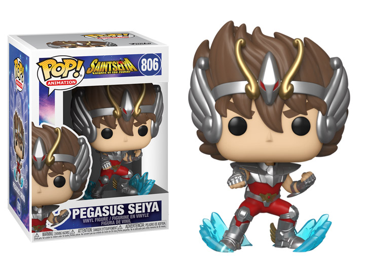 Pegasus Seiya Figure Saint Seiya Funko Pop Animation 3.75 Inches Funko Pop 806