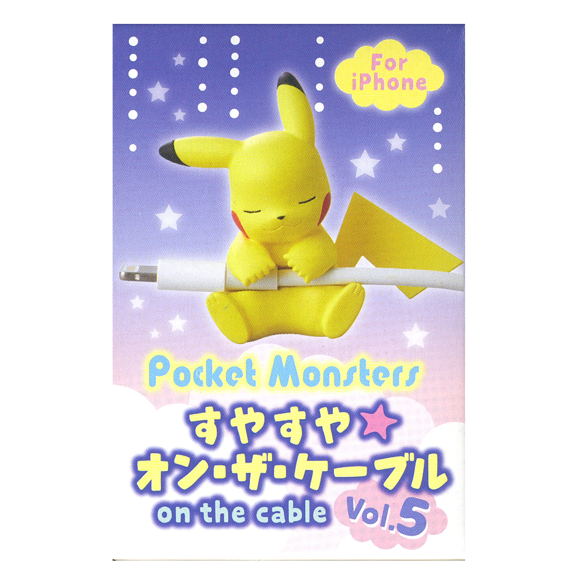 Pokemon Mini Figure Pocket Monsters Vol. 5 on the cable for Iphone Random Figure Blind Box