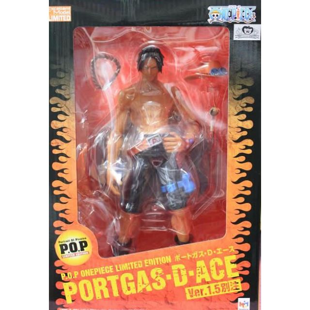 Portgas D. Ace Figure, Ver 1.5, P.O.P One Piece Limited Edition, Banpresto