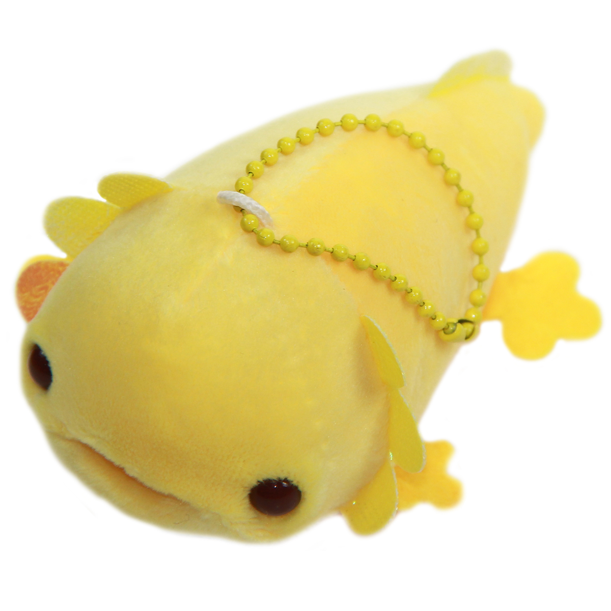 Kawaii Axolotl Plushie Small Keychain Collection Super Soft Plush Toy Yellow 4 Inches