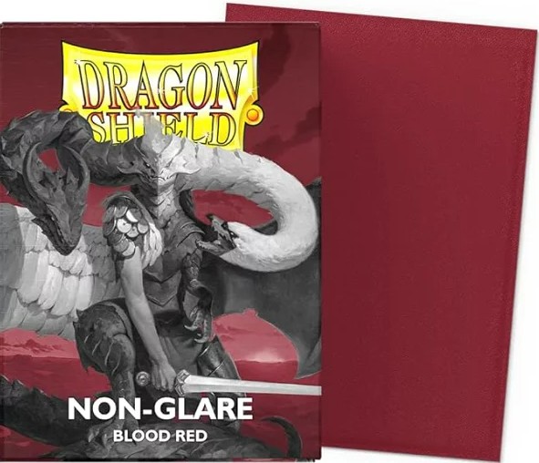 Dragon Shield - Non-Glare - Blood Red Card Sleeves (100ct)