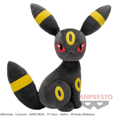 Umbreon Plush Doll, Pokemon, 10 Inches Banpresto, Bandai Spirits