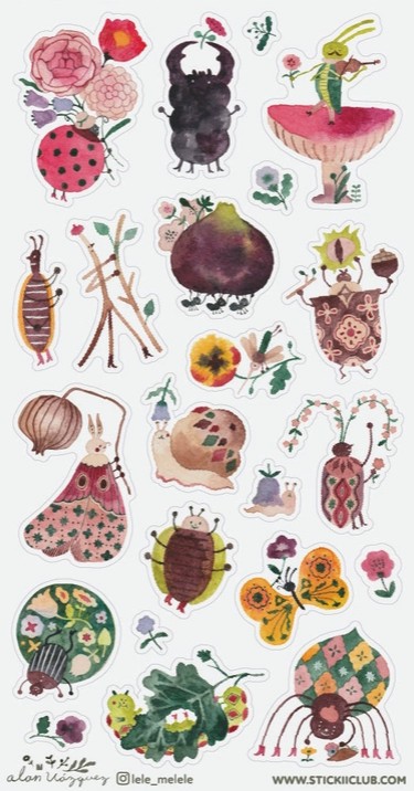 Bug Folk Sticker Sheet