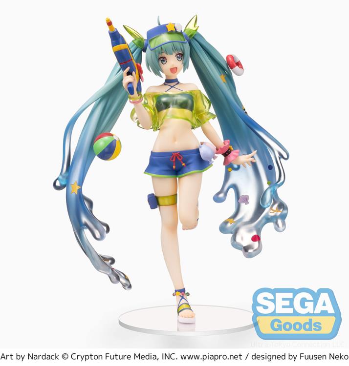 Hatsune Miku Figure, Splash Parade, Super Premium Figure, SPM, Vocaloid, Sega