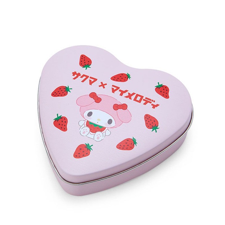 My Melody Strawberry Tin Can Sanrio