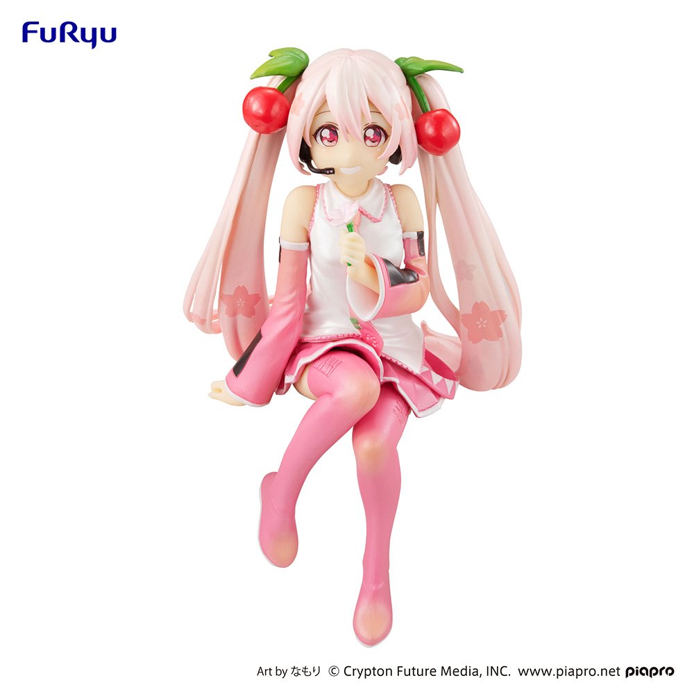 Sakura Miku Noodle Stopper Figure, 2022 Pearl Ver., Hatsune Miku, Vocaloid, Furyu