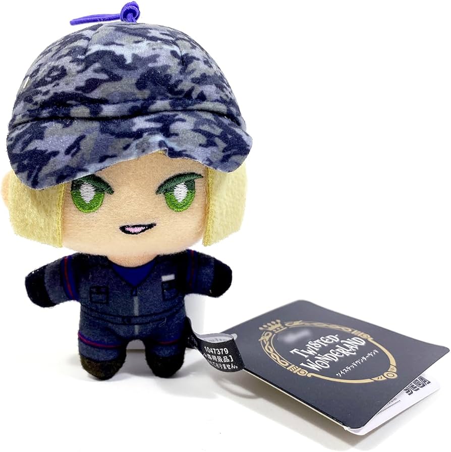 Rook Hunt Plush Doll Strap Sega 3 Inches Twisted Wonderland - Gym Uniform